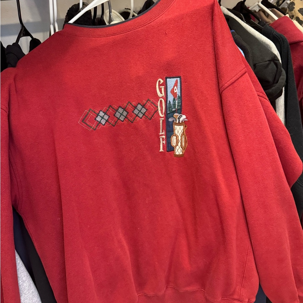 VINTAGE golf crewneck